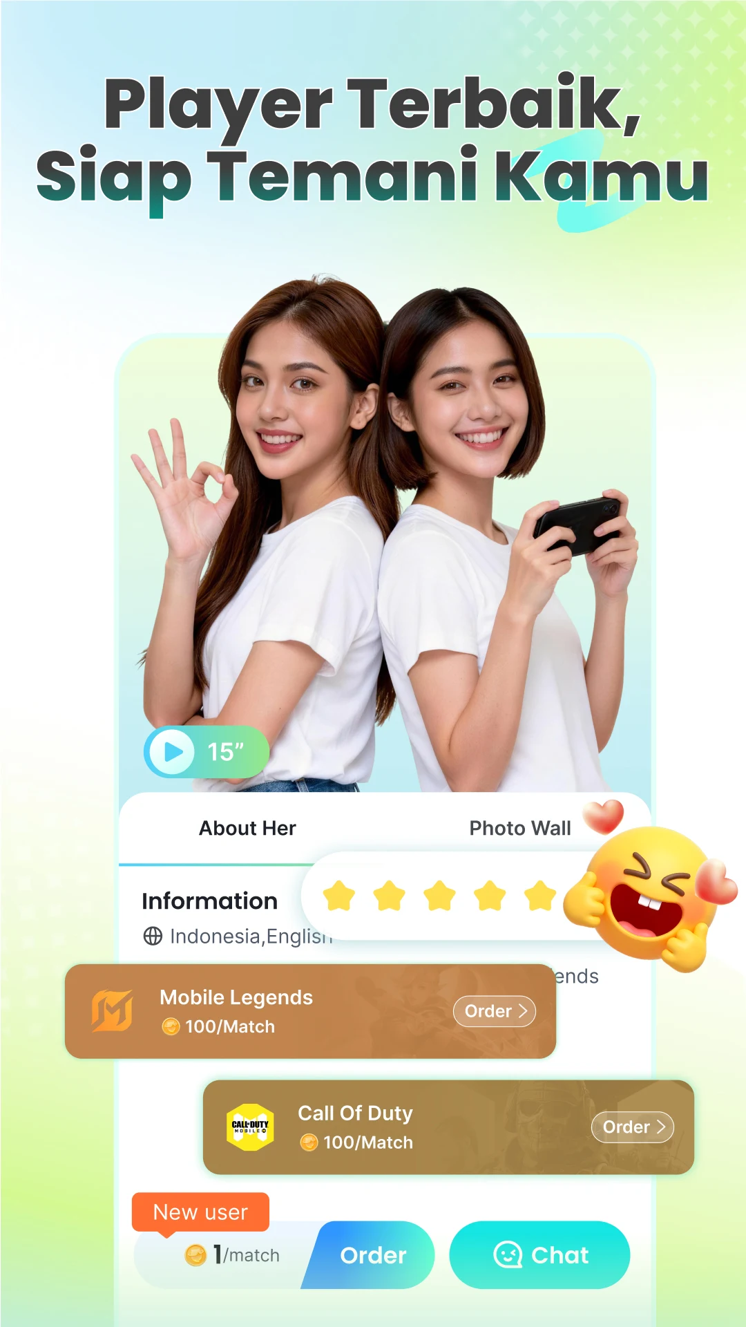 Gami-Gamer Buddy & Voice Party screenshot