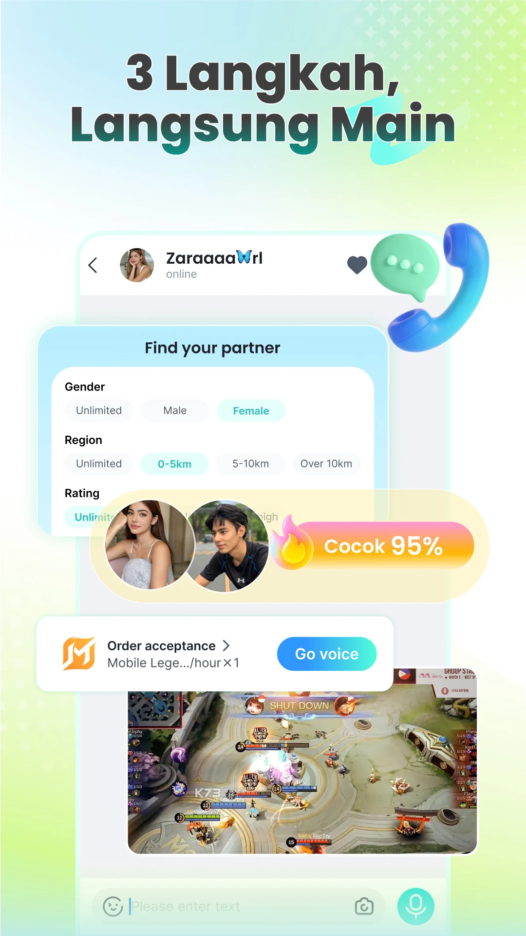 Gami-Gamer Buddy & Voice Party screenshot
